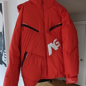 Analog 800 fill down snowboard coat